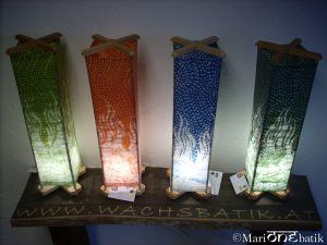 Batik-Lampen
